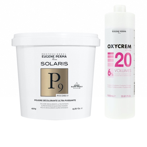 Pack Decoloration Solaris P9 Oxycrem 20 Vol