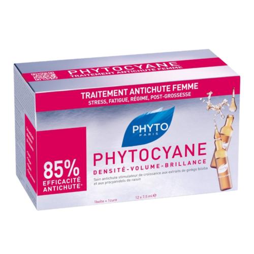 Phytocyane - Traitement AntiChute Femme - Phyto 12x7,5ml