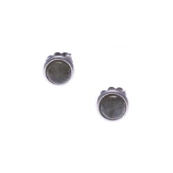 Boucles d'Oreilles Cabochon Jaspe Sesame - LABISE