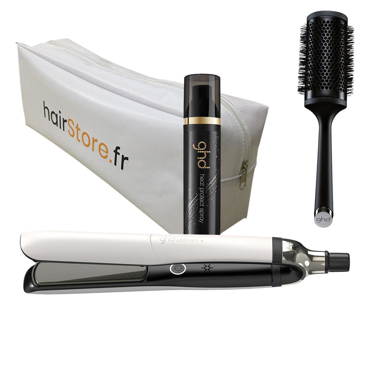 GHD Platinum+ Blanc et Spray Thermoprotecteur