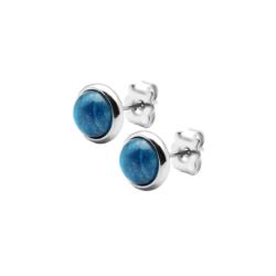 Boucles d'Oreilles Cabochon Apatite - LABISE