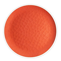 Small melamine plate - Coral Red. 2 pieces