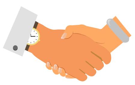 handshake : we can work together 