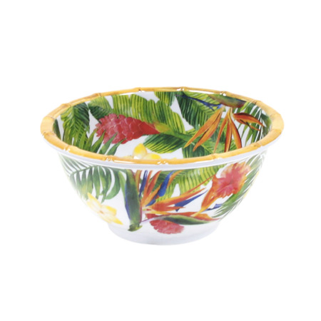 Small bowl - 100% melamine - 15 cm - Exotic Flowers