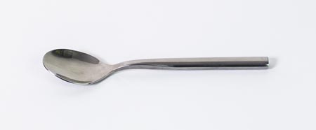 Thick steel spoon