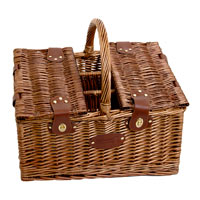 Picnic basket for 4 people Red gingham - ‘Saint-Germain’