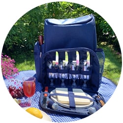 Mochila picnic y accesorios