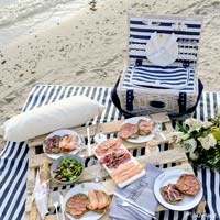 Picknickkorb „Marine“ für 2 Personen