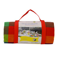 Mehrfarbig Picknickdecke wasserundurchlässiger (280 x 140 cm)