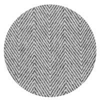 Plaid cachemire et laine Gris Anthracite - Plaid léger grands chevrons - 130 x 230 cm