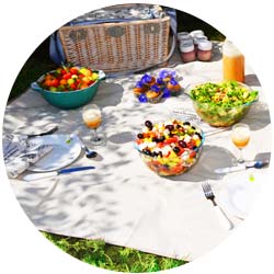Wasserdichte Picknickdecken und Tischdecken
