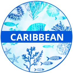 Caribbean Theme Melamine tableware
