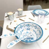 Grote Deep Slakom in pure melamine - 25 cm - Lissabon