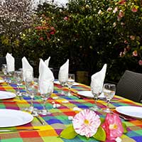 Manta para picnic impermeable Multicolor (140 x 140 cm)
