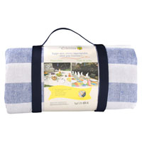 Waterproof picnic blanket blue sky and white XXL (280 x 140 cm)