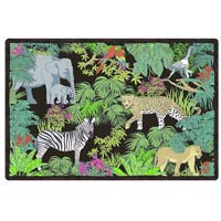 Set de table (45 x 30 cm) - Imprimé au thème Jungle - Vendu par 6
