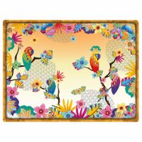 Placemat (40 x 30 cm) set of 6 - Parrots of Bahia theme