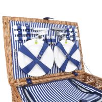 Picnic basket “Fontainebleau” - wicker- 4 people