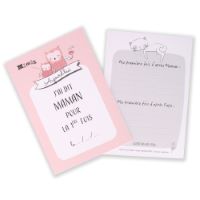 Cartes étapes illustrées "les premières fois de bébé" - Lily Le Chaton