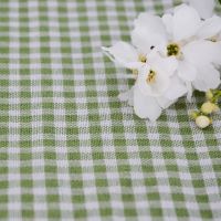 Manta para picnic talla XL cuadrille verde manzana y blanco - (140 x 280 cm)