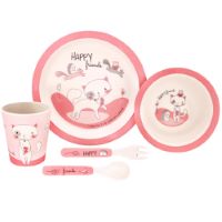 Coffret Repas Bebe Bambou Lily Le Chaton Assiette Bol Verre Couverts Coffret Repas Bebe Bambou Lily Le Chaton Assiette Bol Verre Couverts