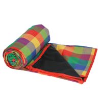 Manta para picnic XL multicolor picnic con reverso impermeable (140 x 280 cm)