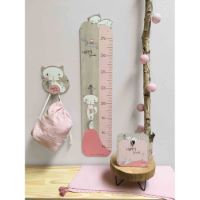 French poplar wood measuring stick Lily the Cat