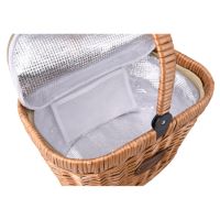 Bicycle Basket "Chantilly" - Red Gingham - For picnics or shopping