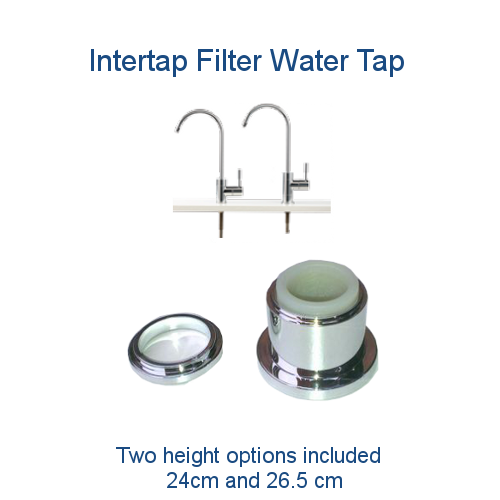 Intertap Mini Water Filter Tap Brushed Nickel