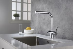 Apala 3-Way Pull-Out Kitchen Filter Tap Chrome