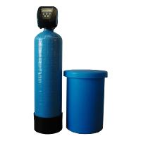 Simplex metered water softener