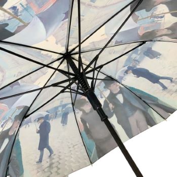 Stormking Classic Walking Length Umbrella - Art Collection - Paris Street, Rainy Day by Caillebotte