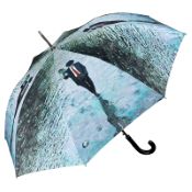 Theo Michael Walking Length Art Umbrella - Romance
