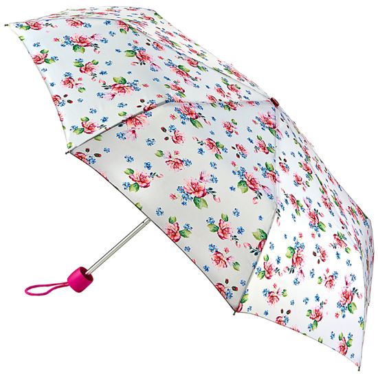 Fulton Minilite Folding Umbrella - Watercolour Blossom