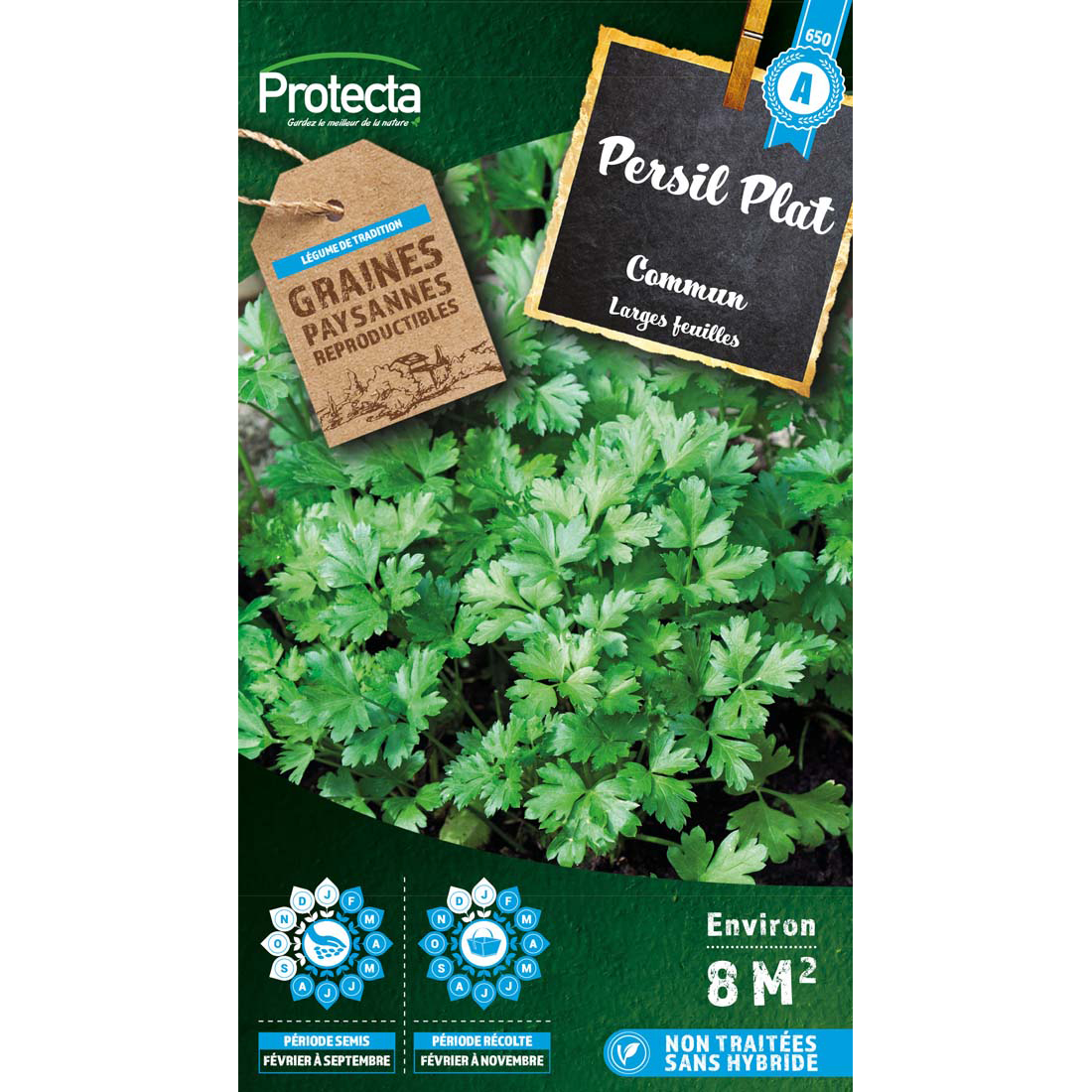 Persil plat commun sachet 5g