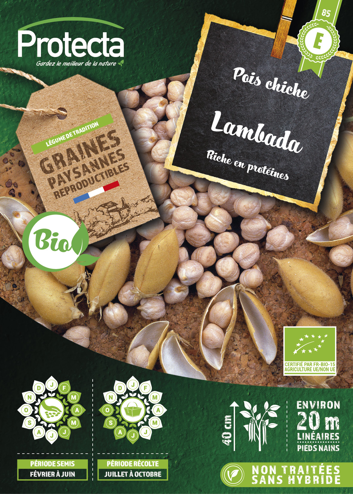 Pois Chiche Lambada Bio-Bte 150g