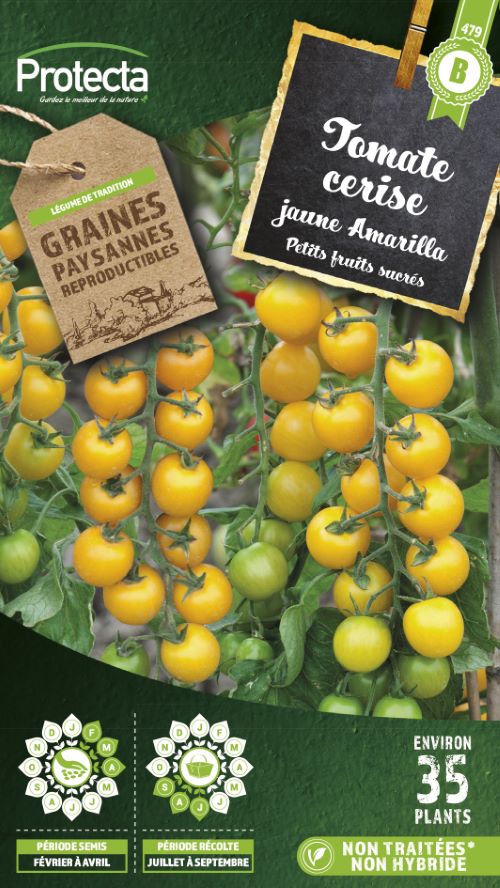 Tomate Cerise jaune Amarilla sachet 0,2 g