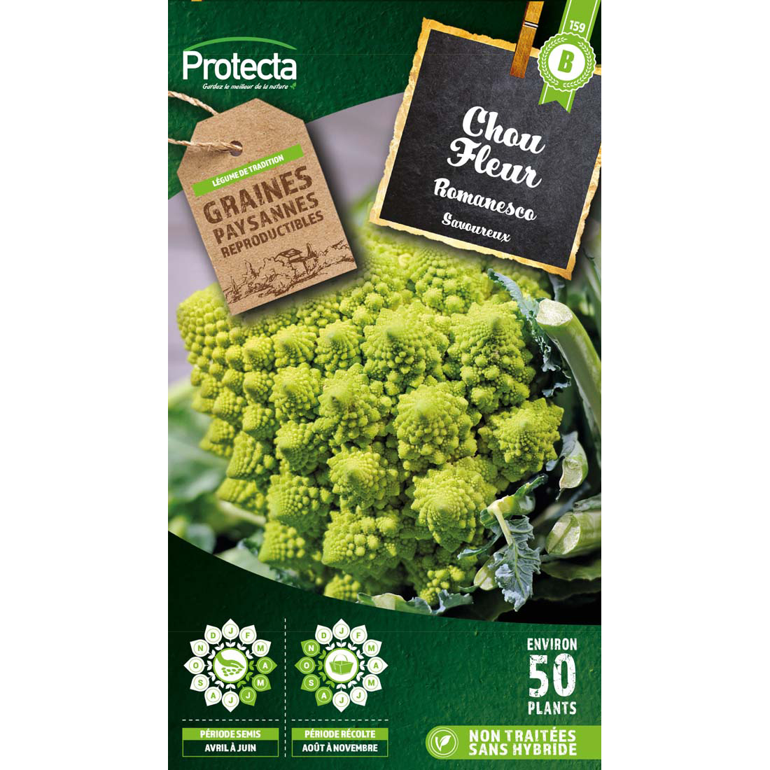 Chou-fleur Romanesco sachet 1 g