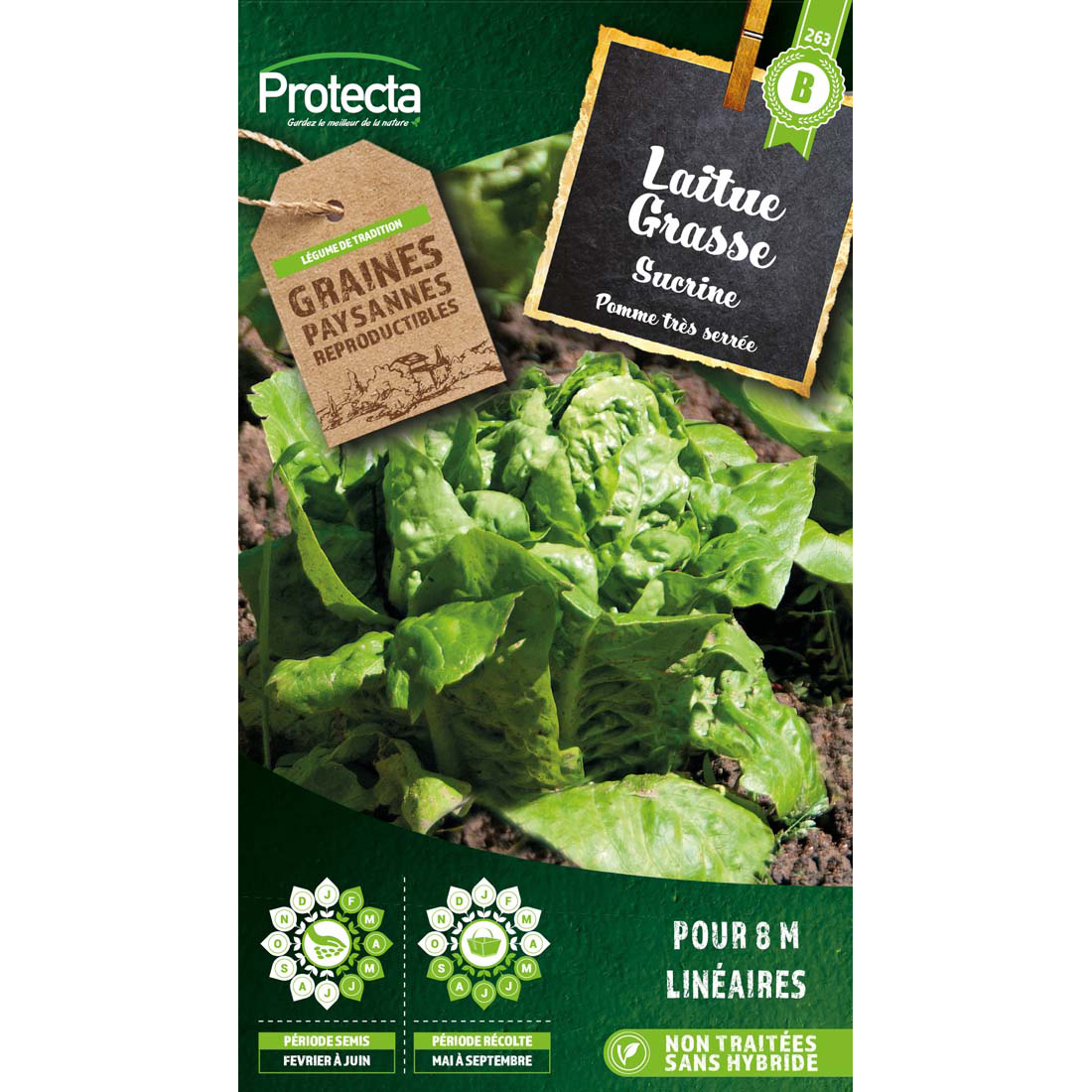 Laitue romaine Sucrine sachet 4g