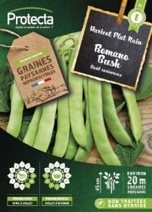 Haricot Plat Nain Romano Busch-Bte 125g