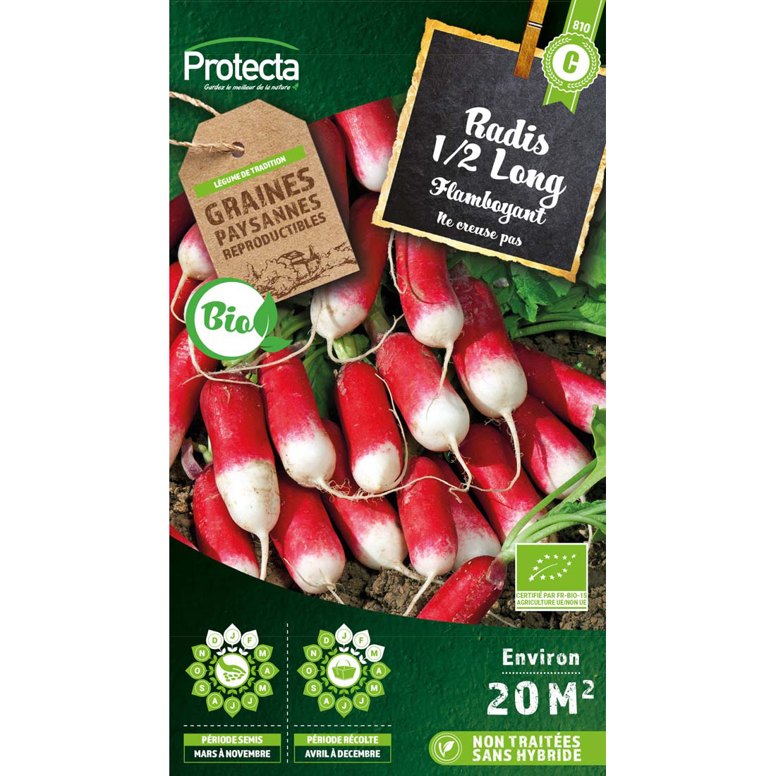 RADIS 1/2 LONG FLAMBOYANT BIO