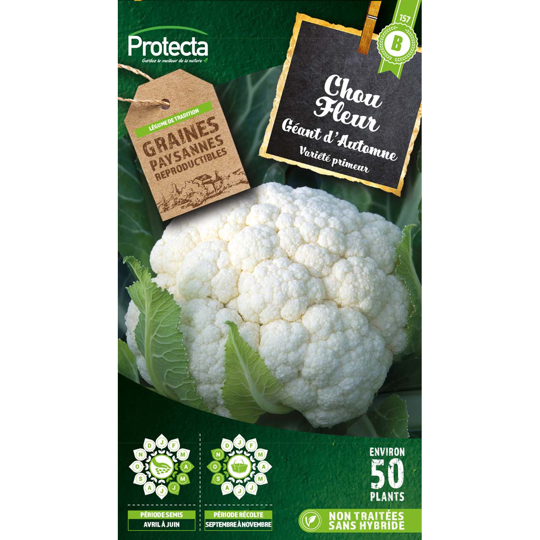 Chou-fleur Géant d'Automne Primus sachet 1 g