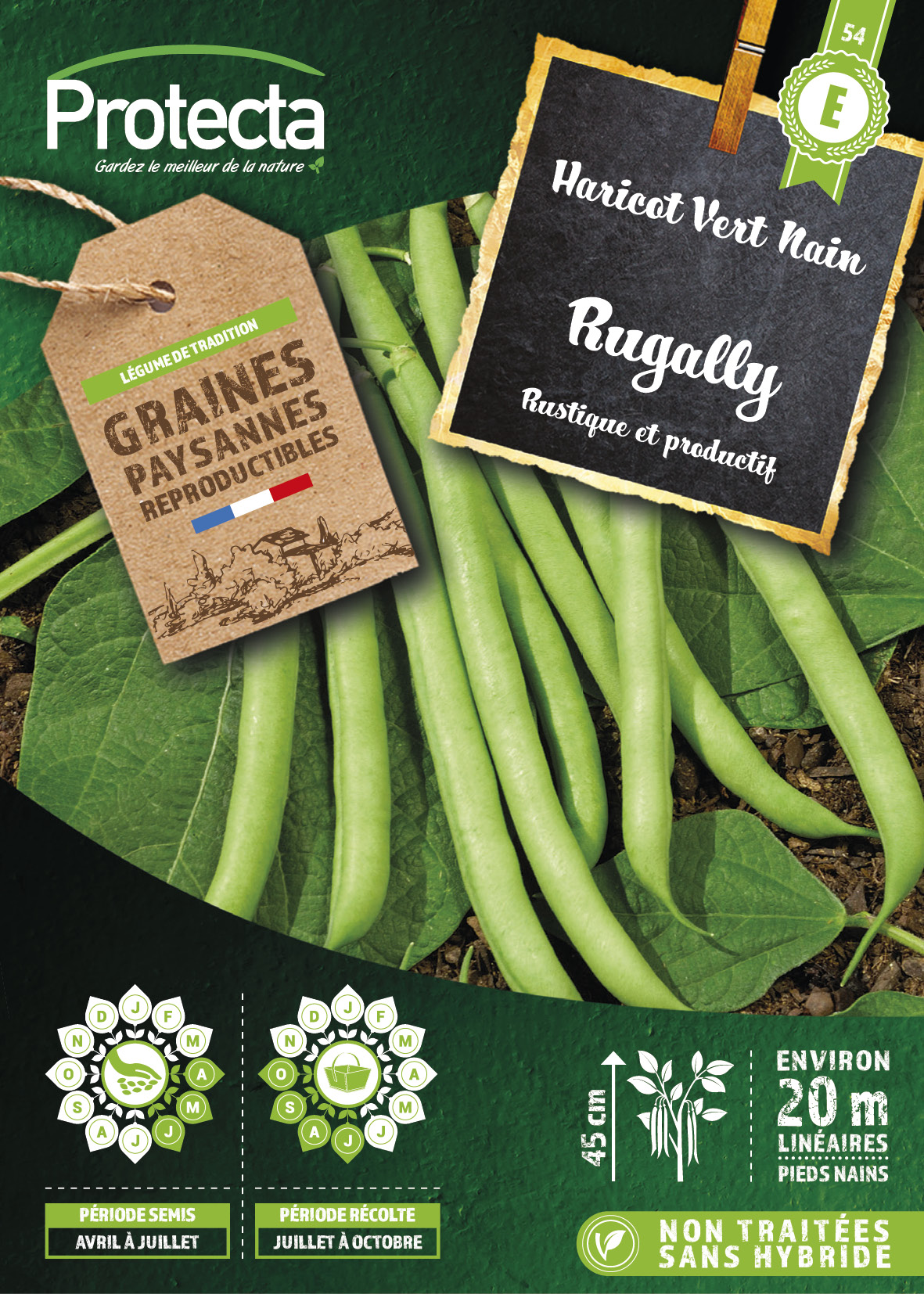 Haricot nain mangetout Rugally Boîte 125g