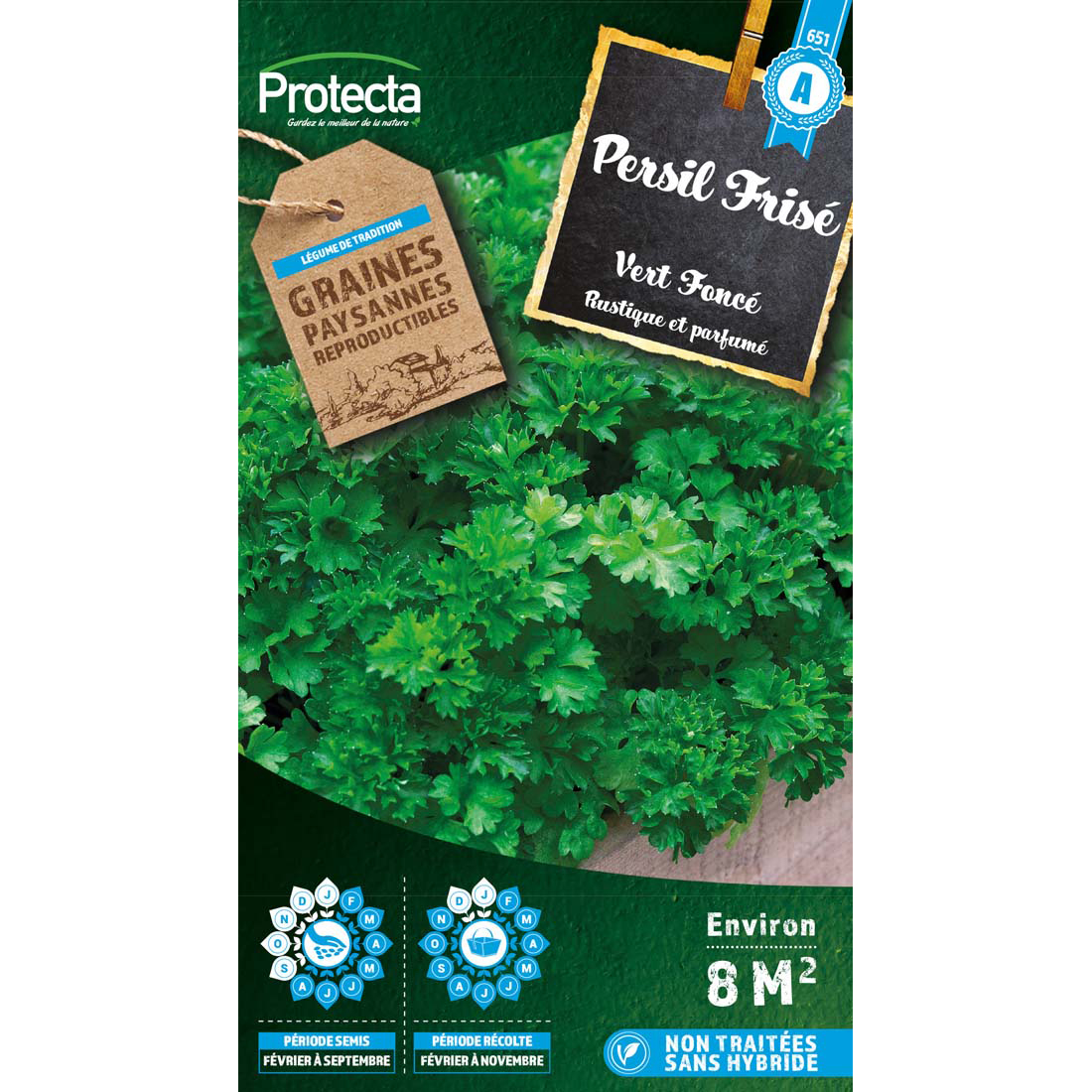 Persil frisé vert foncé