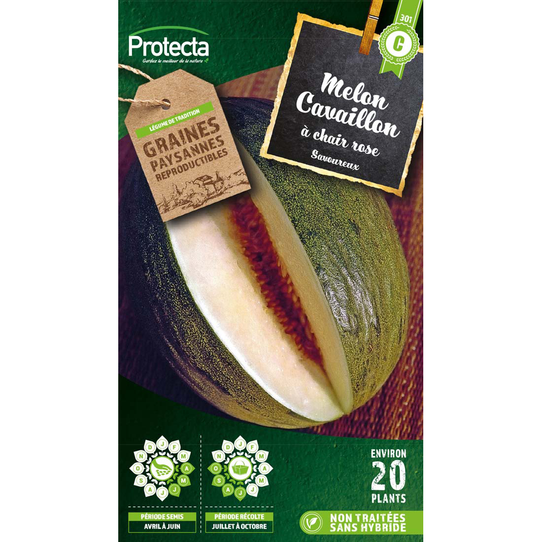 Melon de Cavaillon Espagnol à chair rose