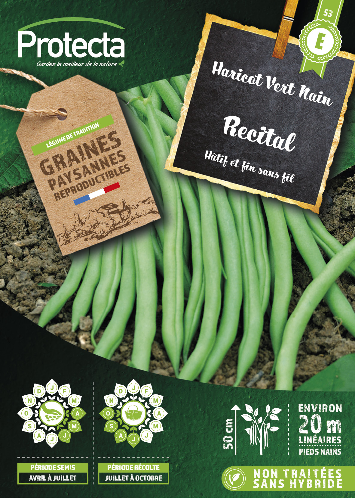 Haricot nain mangetout Recital boite 125 g