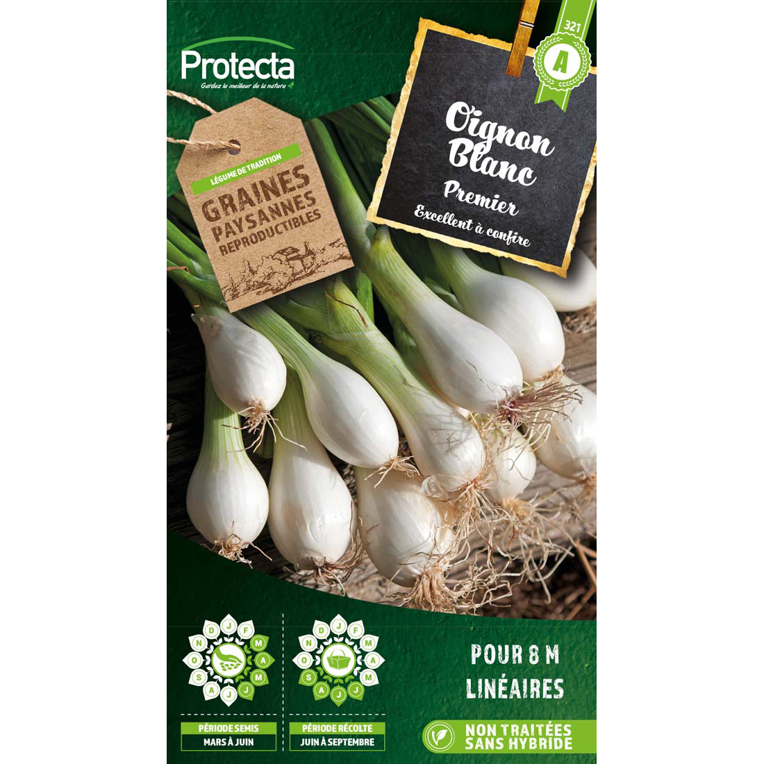 Oignon blanc Premier sachet 4g