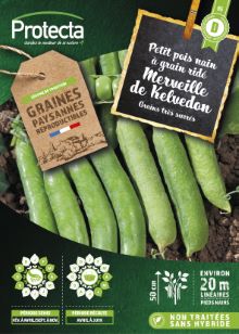 Pois Nain À Grain Ridé Merveille De Kelvedon -Bte 150g