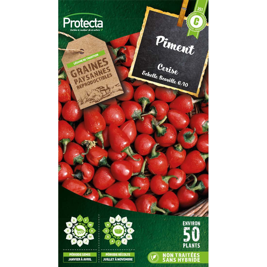 Piment cerise piquant sachet 1g