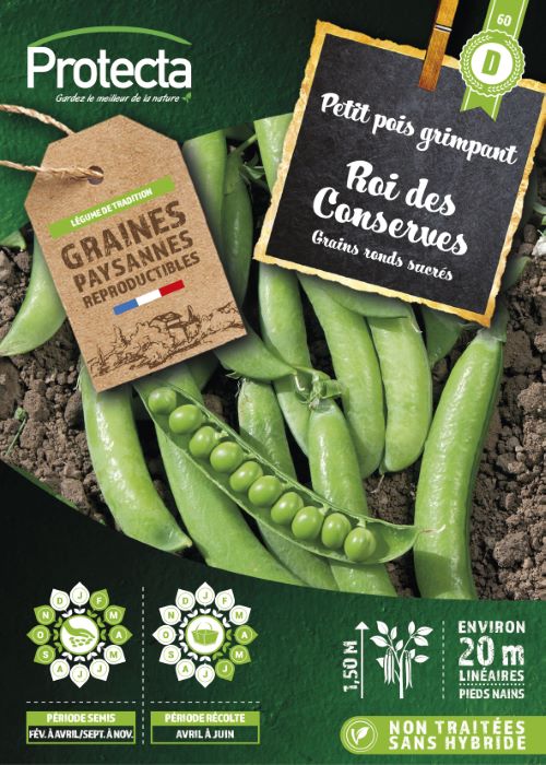 Pois À Rames Roi Des Conserves-Bte 150g